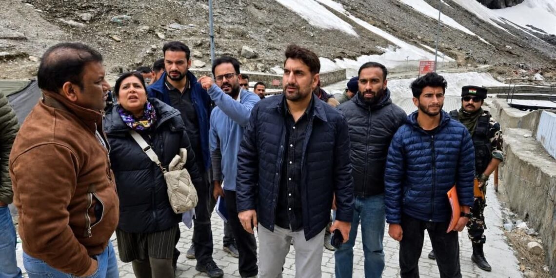 Secretary RDD&PR reviews sanitation preparedness near the Holy Cave for SANJY-2026*