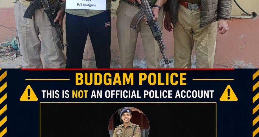 FIR registered against individual for operating fake WhatsApp account in the name of SSP Budgam