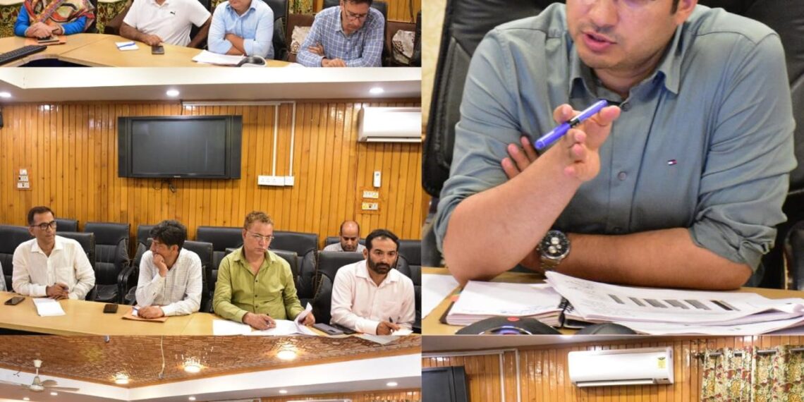 City Municipal Commissioner Srinagar reviews progress of National Clean Air Program