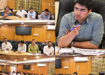 City Municipal Commissioner Srinagar reviews progress of National Clean Air Program