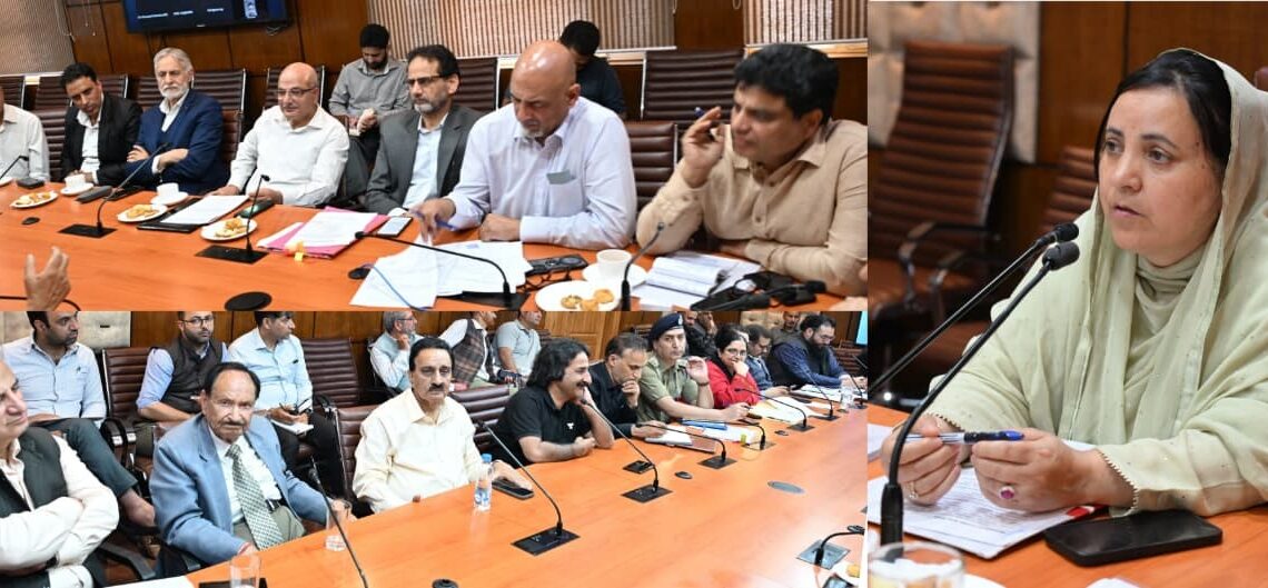 Sakeena Itoo calls for comprehensive roadmap to curb drug abuse in J&K schools, coaching centres