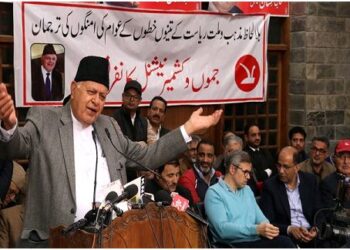 PM Modi trying to portray himself as “Hanuman ji”: Farooq Abdullah