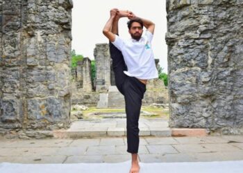 Firdoos Ahmad from Tral Selected for 5th Senior National Yogasana Championship