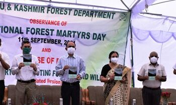 Forest Department observes “National Forest Martyr’s Day-2021”