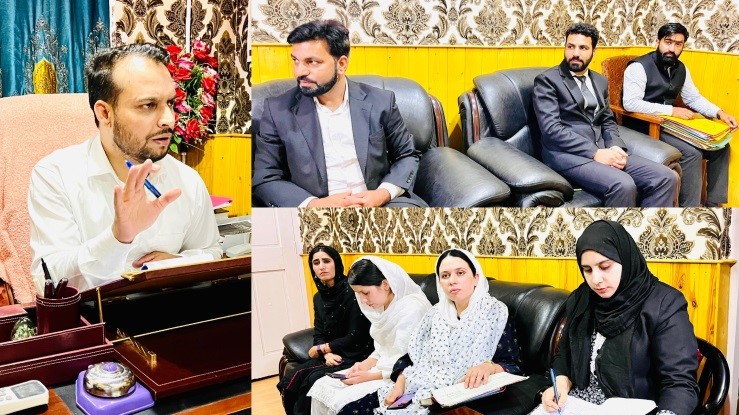 Secy , DLSA G’bal holds review meeting of LADCs