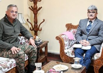 GOC 15 Corps calls on Chief Secy to discuss Civil–Military Coordination issues