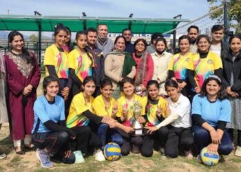 GCW Udhampur hosts friendly Volleyball match