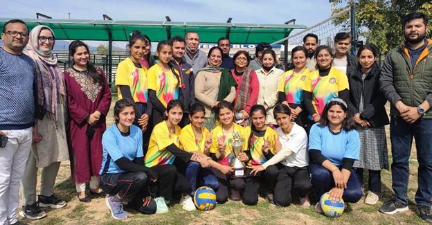 GCW Udhampur hosts friendly Volleyball match