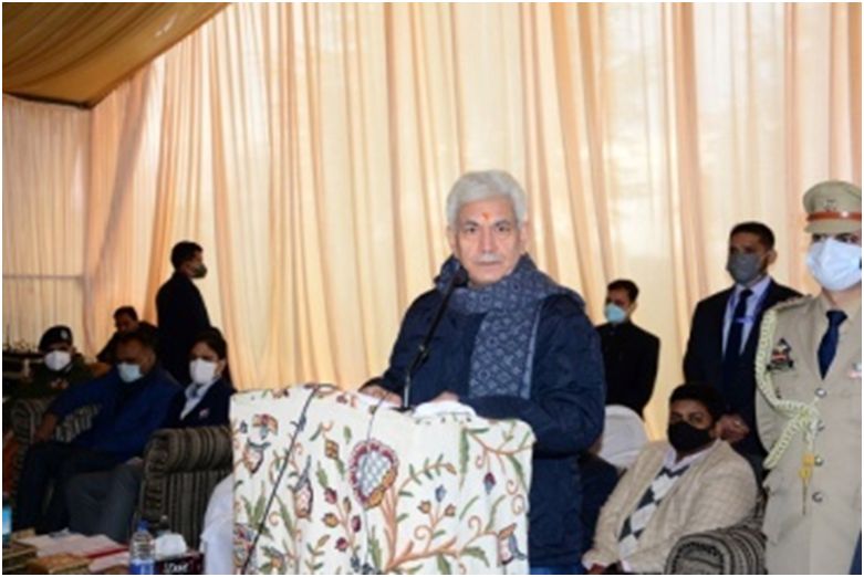 LG lays foundation stone for Jhelum riverfront dev