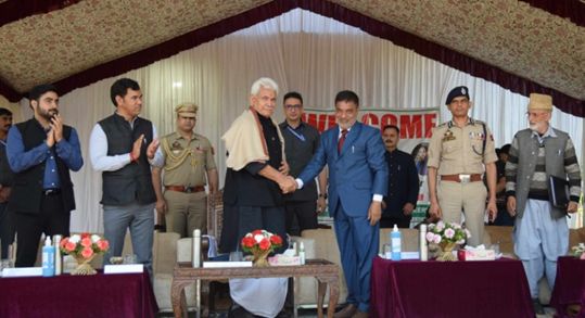 LG visits B’gam, addresses public event at Beerwah
