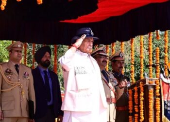 LG attends Passing Out Parade of JKP constables at PTS Kathua