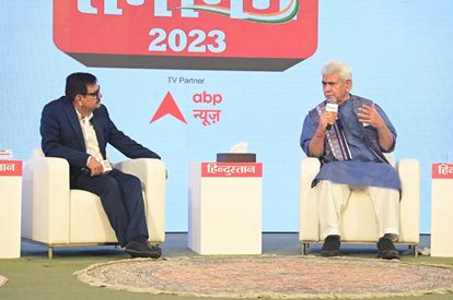 LG attends Hindustan Shikhar Samagam at Srinagar, Shares J&K’s transformational journey, unprecedented growth registered across all sectors