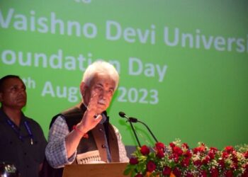 LG addresses the 20th Foundation Day celebration of SMVD University, Lays foundation stones of infra projects worth Rs 70 Cr