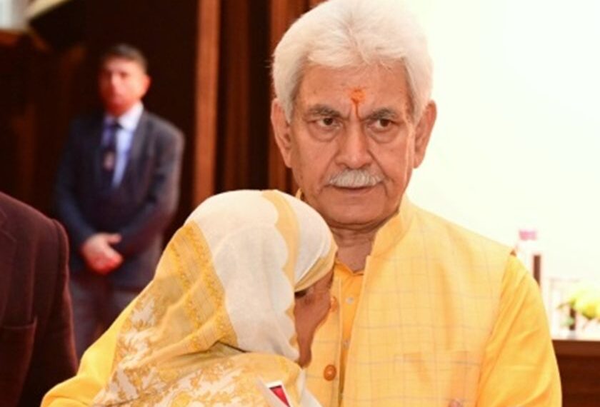 LG meets Militancy Victim Families