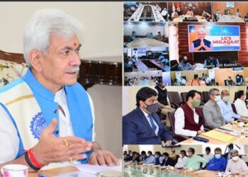 LG holds interaction with people during 7th round of Live Public Grievance Hearing