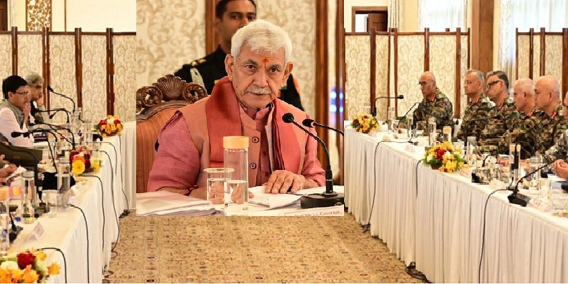 LG Chairs UHQ Meet, Reviews Security For Amarnath Yatra, Current Situation In J&K