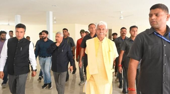 LG Sinha Directs Seamless Setup, Foolproof Security For Amarnath Yatra At Top Review Meet