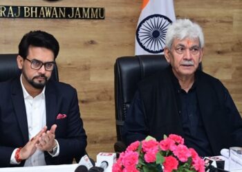 LG, Union Sports Minister launch 3rd Khelo India National Winter Games Anthem, Mascot & Jersey