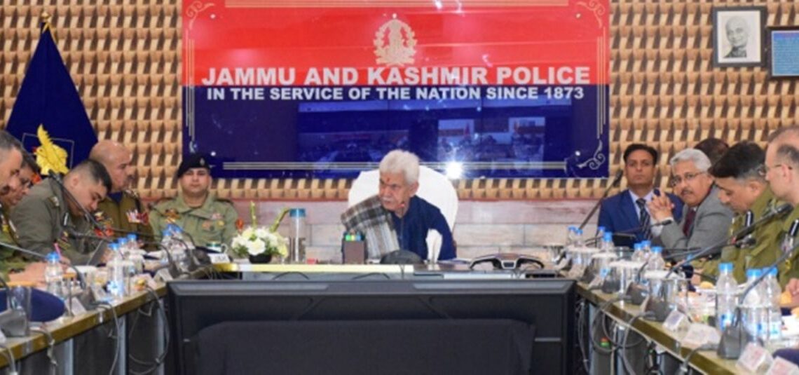 LG Reviews Valley Security At A High-Level Meet In Srinagar