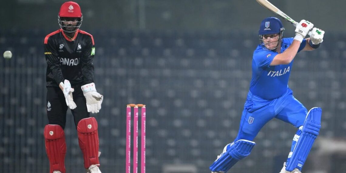 Italy beats Canada by 10 runs in T20 WC warm up matcch