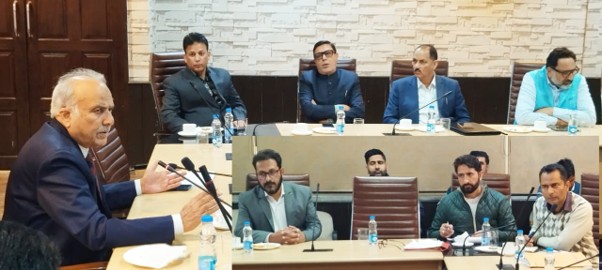 Hasnain Masoodi chairs meeting of Committee on Privileges