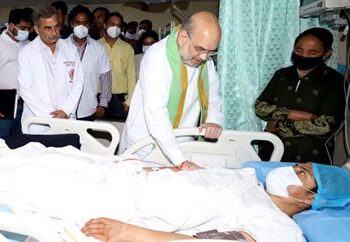 HM Amit Shah Visits AIIMS Trauma Centre Delhi, Takes stock of medical care being provided to 3 injured ITBP personnel