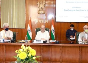 HM Amit Shah in Srinagar first time since Aug 5, 2019 JK move, meets slain cop’s family, reviews security