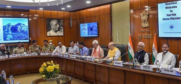 HM Amit Shah directs pro-active anti-militancy ops, hassle-free Amarnath yatra at top security review meet