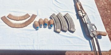 AK-47 rifle, grenades, ammunition recovered in Sopore