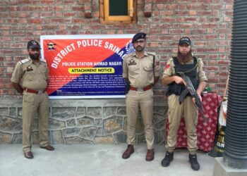 Police attach assests worth Over Rs 6.22 crores of drug peddlers in Srinagar 