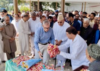 NC pays tribute to Sheikh Abdullah on 44th death anniversary