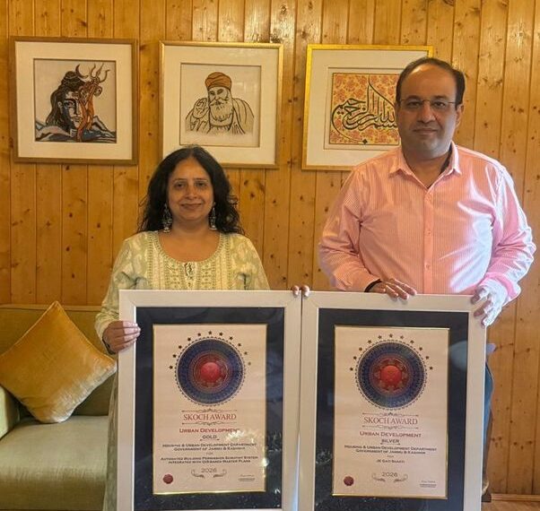 J&K H&UDD receives SKOCH National Awards for digital governance initiatives