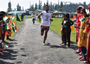 Half marathon run at gulmarg