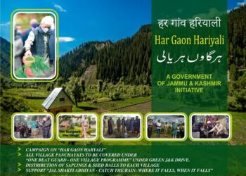 Har Gaon Haryali: A remarkable step for sustainable dev, climate Justice across J&K