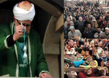 Devotees throng Hazratbal shrine on Urs of Hazrat Abu Bakr Sidiq (RA)