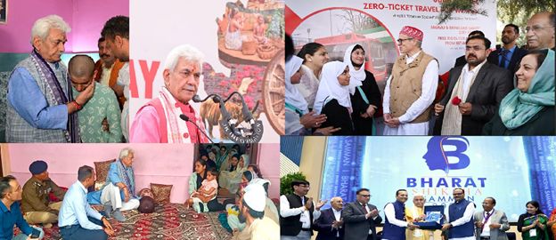 K H Snippets: Highlights Of Weeklong Key Activities Of LG Sinha, CM Omar