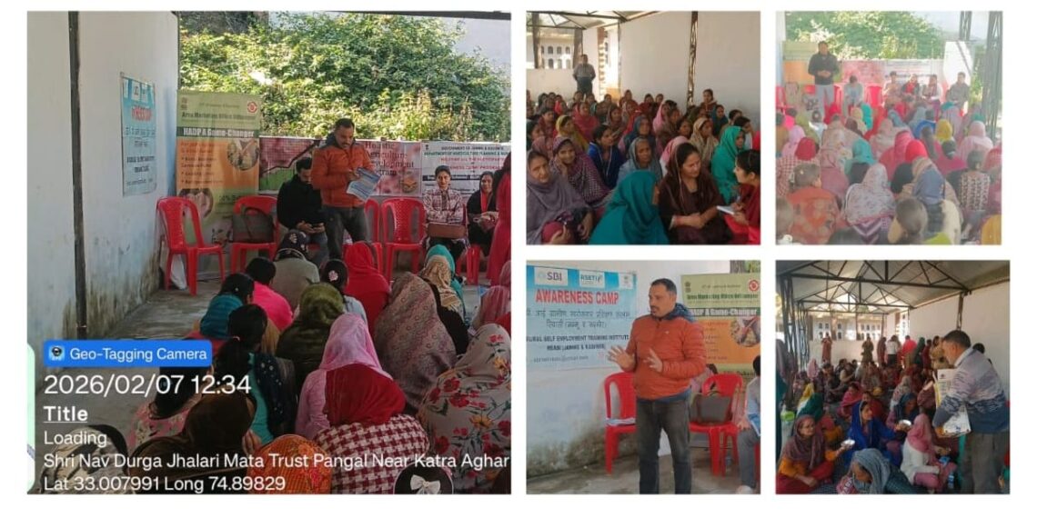 *Horticulture Planning & Marketing department holds awareness camp at Aghar Jitto- Reasi”