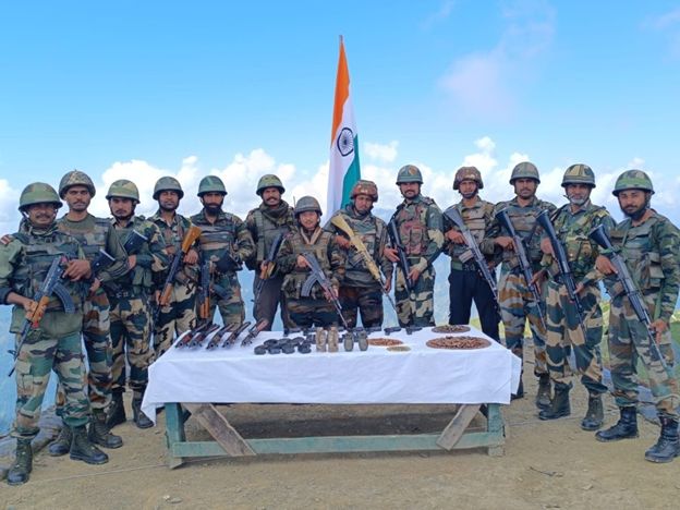 Huge cache of arms, ammo recovered in Kupwara’s Machil sector: Army