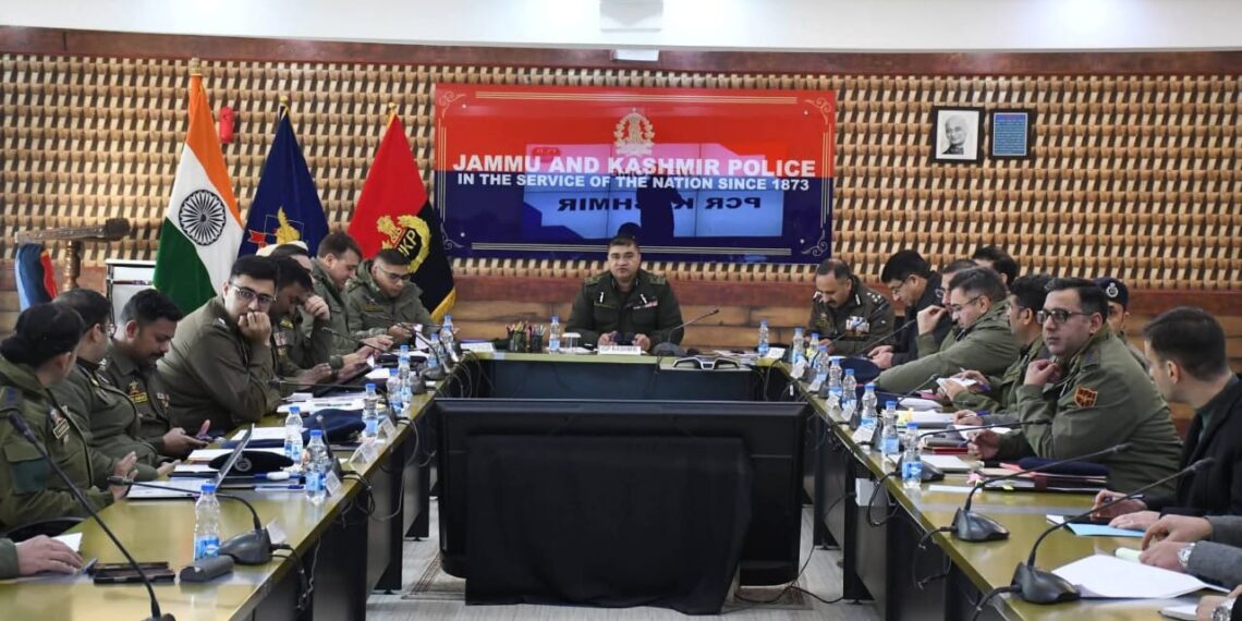 IGP Kashmir Chairs Annual Crime Review Meeting of Kashmir Zone at PCR Sgr