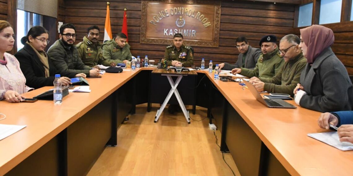 IGP Kashmir Reviews Monitoring of Under-Trial Cases in Kashmir Zone