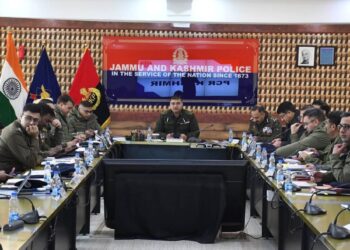IGP Kashmir Chairs Annual Crime Review Meeting of Kashmir Zone at PCR Sgr