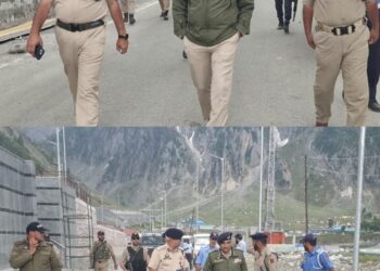 IGP Traffic reviews arrangements for Amarnath Yatra during visit to Baltal Base Camp