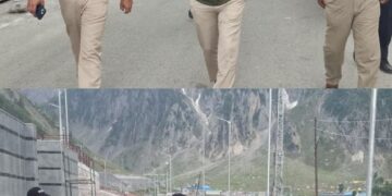 IGP Traffic reviews arrangements for Amarnath Yatra during visit to Baltal Base Camp