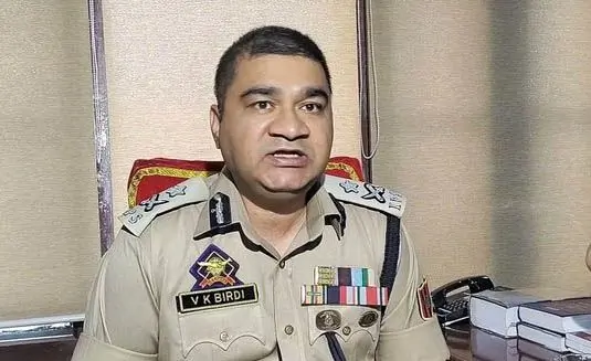 IGP Inspector General of Police Kashmir, V K Birdi