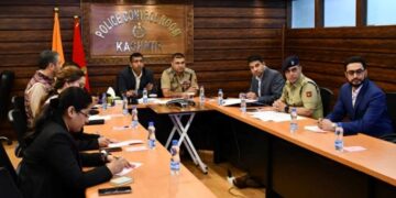 IGP Kashmir, Div Com Kashmir review progress, implementation of Nasha Mukt JK Abhiyaan