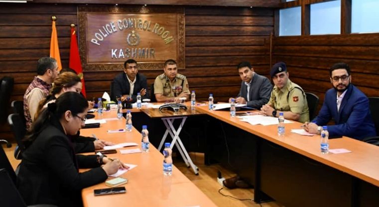 IGP Kashmir, Div Com Kashmir review progress, implementation of Nasha Mukt JK Abhiyaan