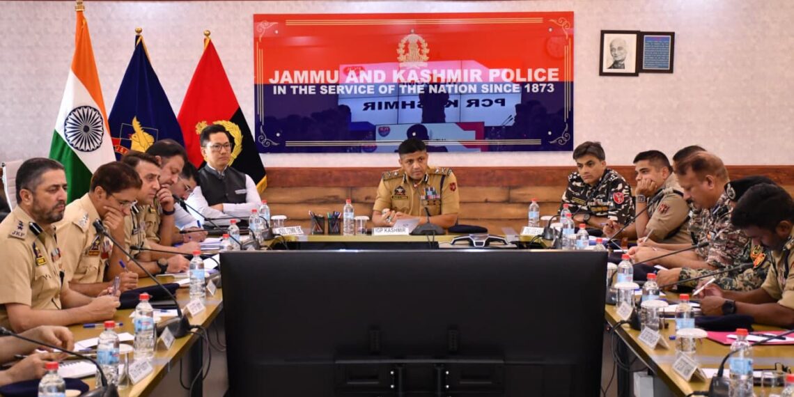 IGP Kashmir chairs security review meeting at PCR Kashmir ahead of forthcoming International Film Festival