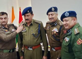 IGP Traffic pins rank to newly promoted DSPs in Jammu