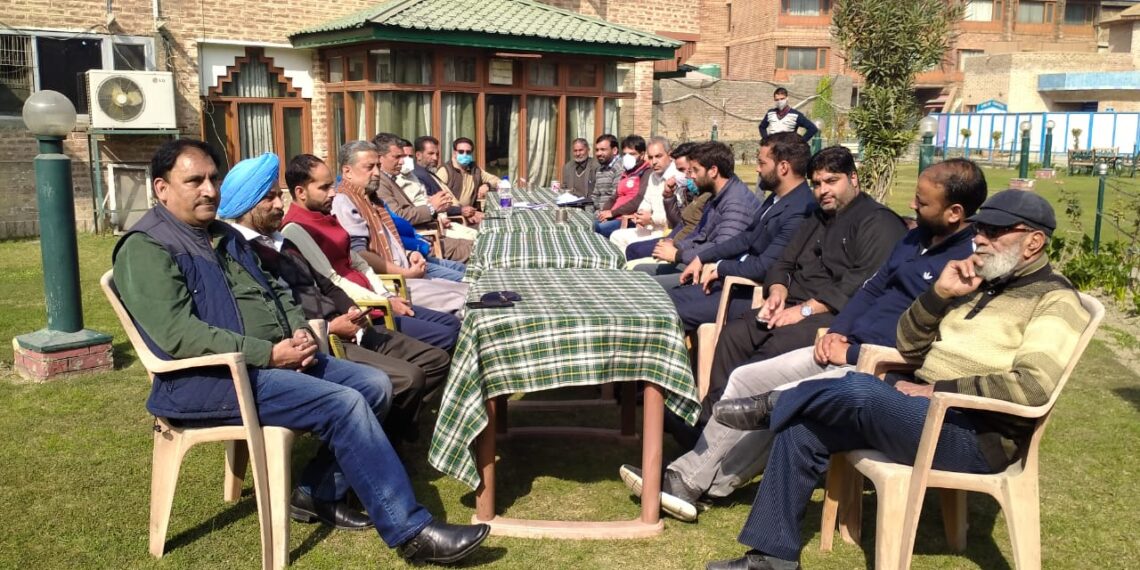 JK CSF to hold sit in protest against  new land laws, “attempts” to “demographic change” in JK