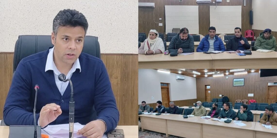 DC Budgam Chairs Review Meeting on Supreme Court’s Directions Regarding Stray Dog Menace in Educational and health Institutions.